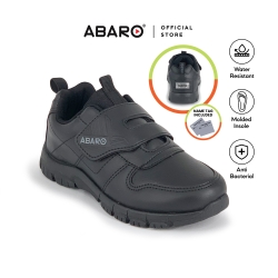 Black School Shoes Mesh 2323N Primary | Secondary Unisex ABARO [NAME YOUR SHOES]